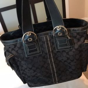 Coach large tote bag